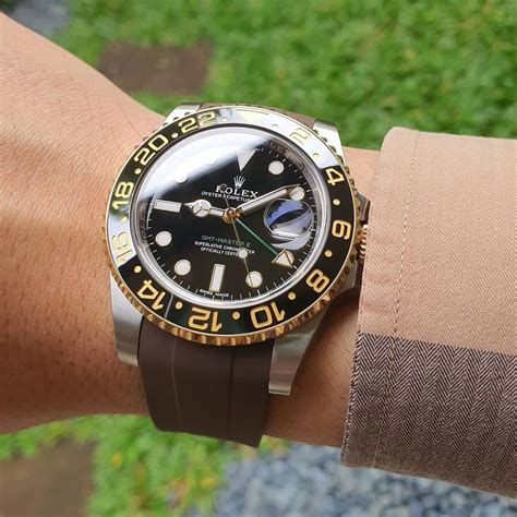 rolex gmt rubber strap|rolex rubber strap price.